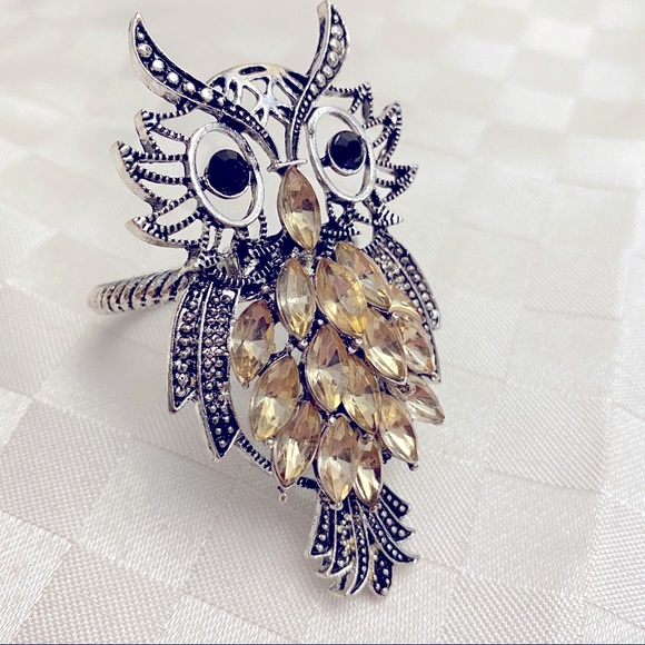 New Owl napkin holder set of 4 and 2 butter knife - Picture 2 of 8